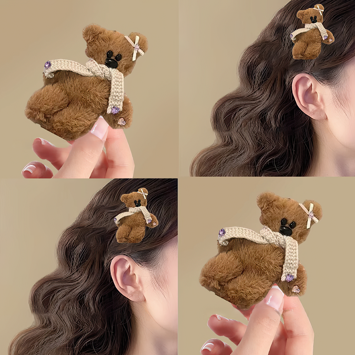 Mr. Bean's Favorite Teddy Bear BB Hair Clip