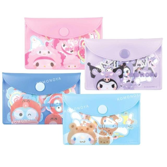 日本 Sanrio 貼紙連啪鈕袋仔 