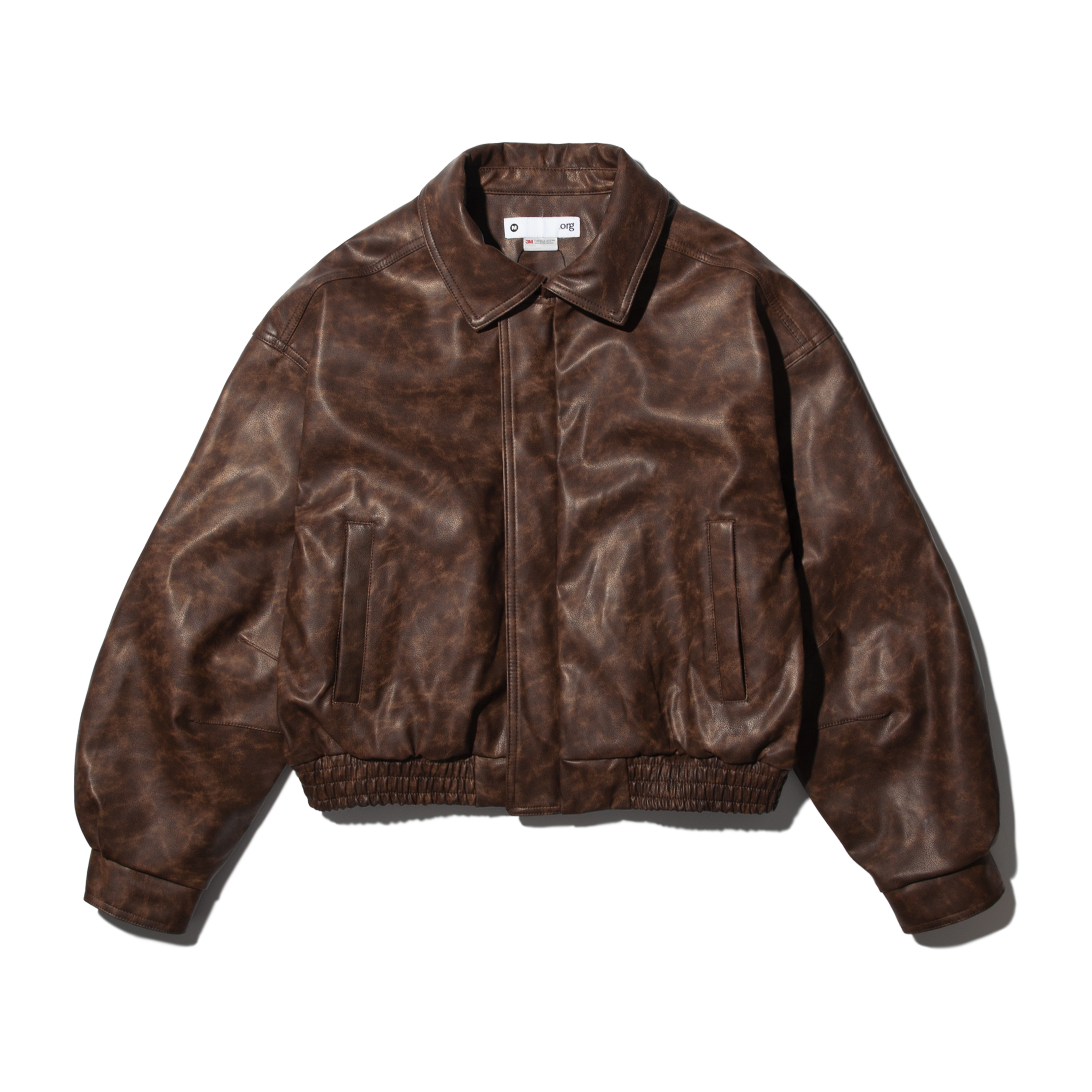 nul1.org /  Bianca Leather Jacket 3M Brown - (nu-J11)
