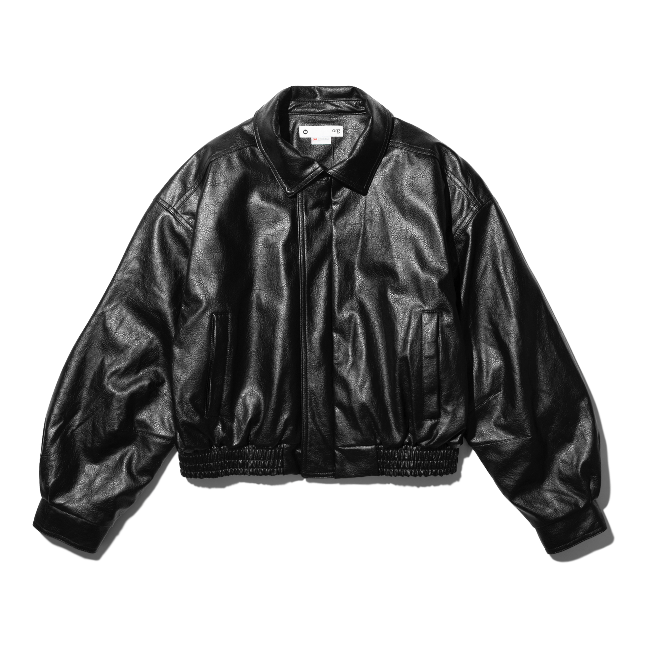 N2OR1　N2BK1 nul1.org / Bianca Leather Jacket 3M Black - (nu-J10)