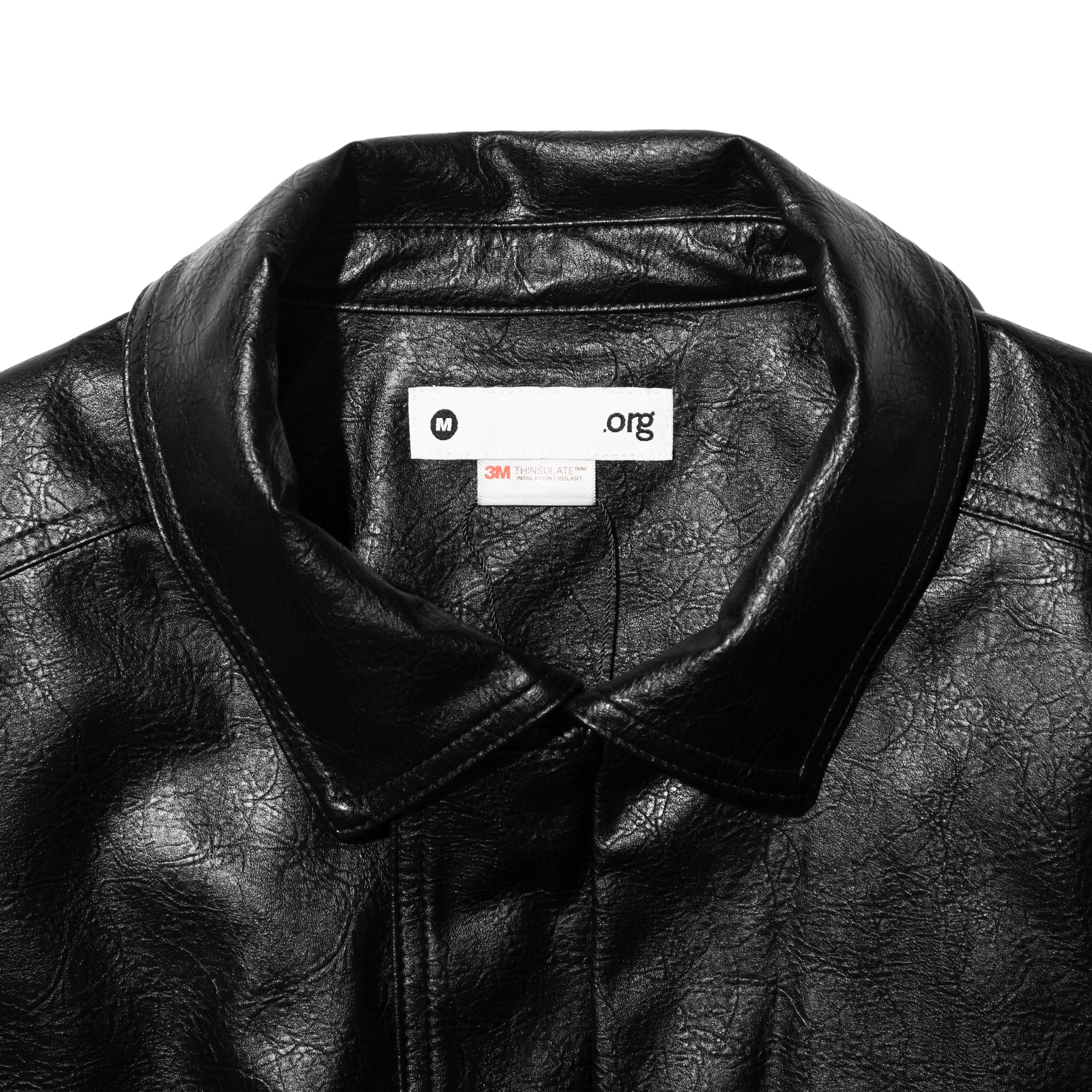 nul1.org /  Bianca Leather Jacket 3M Black - (nu-J10)