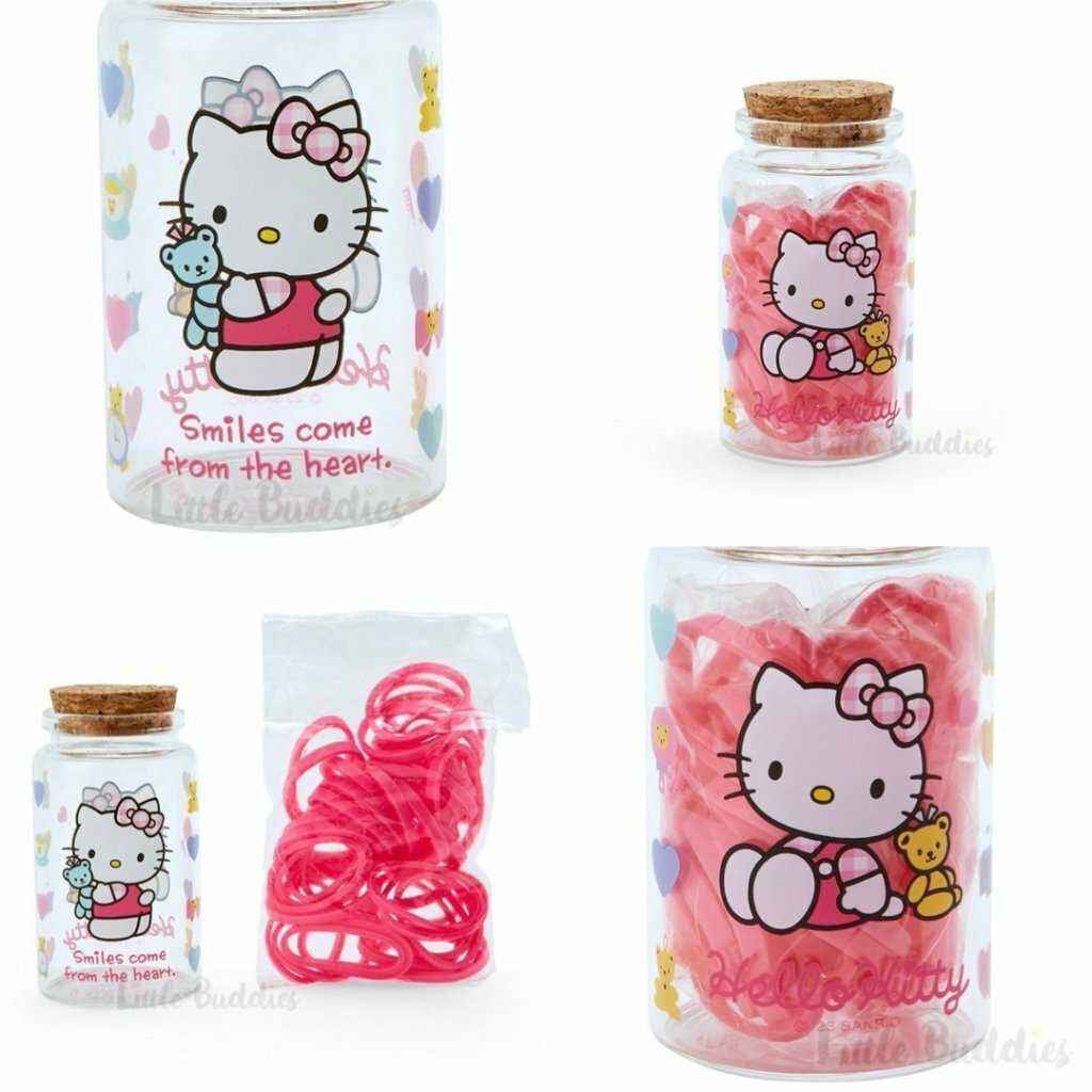 日本 Sanrio 橡筋連玻璃小樽