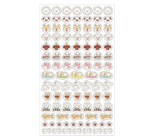 Furukawashiko Sticker Sheet - Daily Seal Dogs