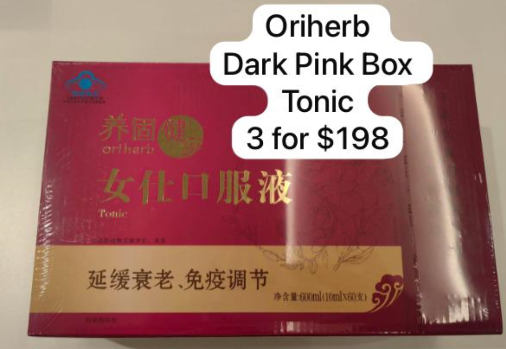 3 ORIHERB DARK PINK BOX TONIC