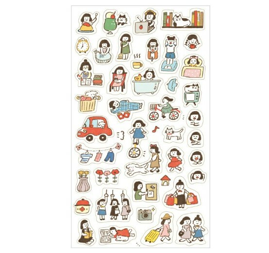 Furukawashiko Sticker Sheet - Our Daily Life (My Life)