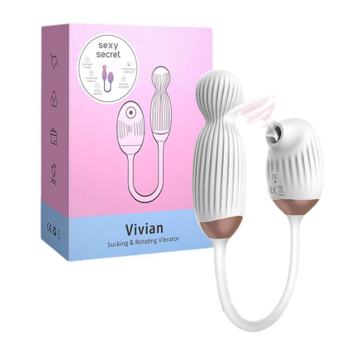 Vivian吮吸脈衝跳蛋震動棒