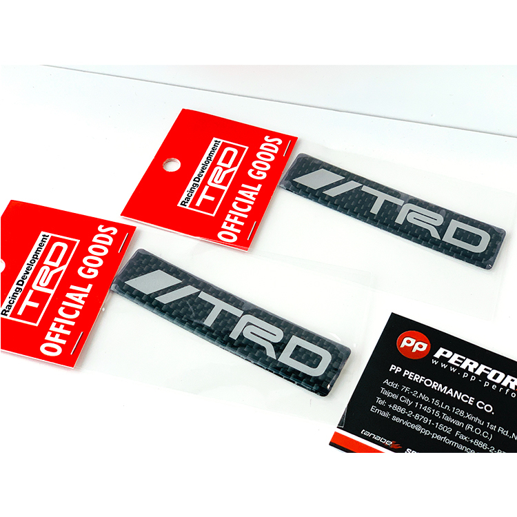 TRD CARBON 貼紙 85x20mm 08231-SP178