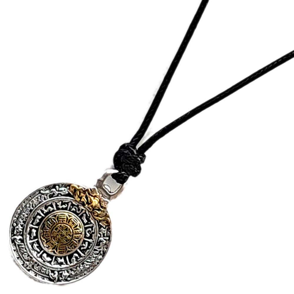 九宮八卦&八吉祥墜飾&黑繩項鍊【十方】154064