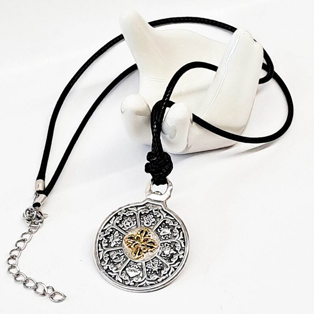 九宮八卦&八吉祥墜飾&黑繩項鍊【十方】154064