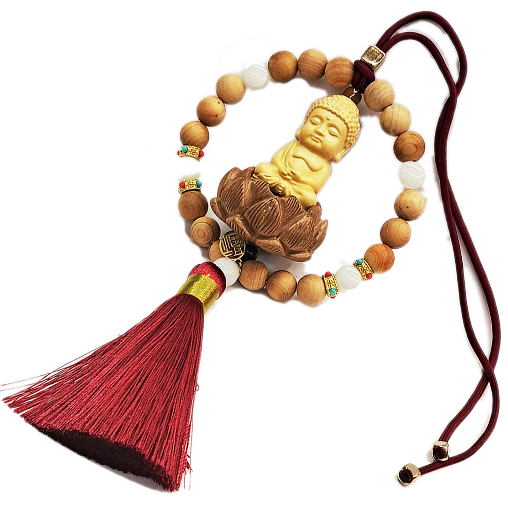 阿彌陀佛{木雕}法寶掛飾【十方】154094