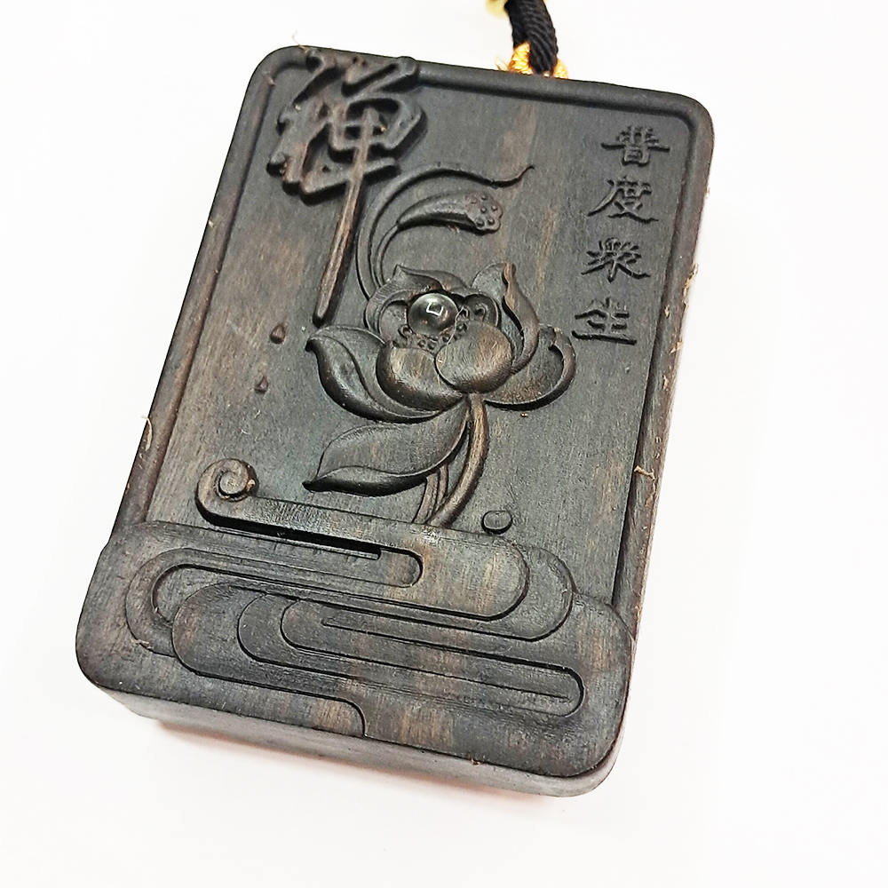 觀自在菩薩{沉香木}掛飾項鍊【十方】154099