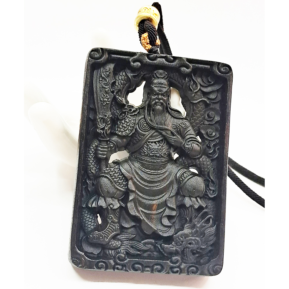 關聖帝君{沉香木}掛飾項鍊【十方】154100