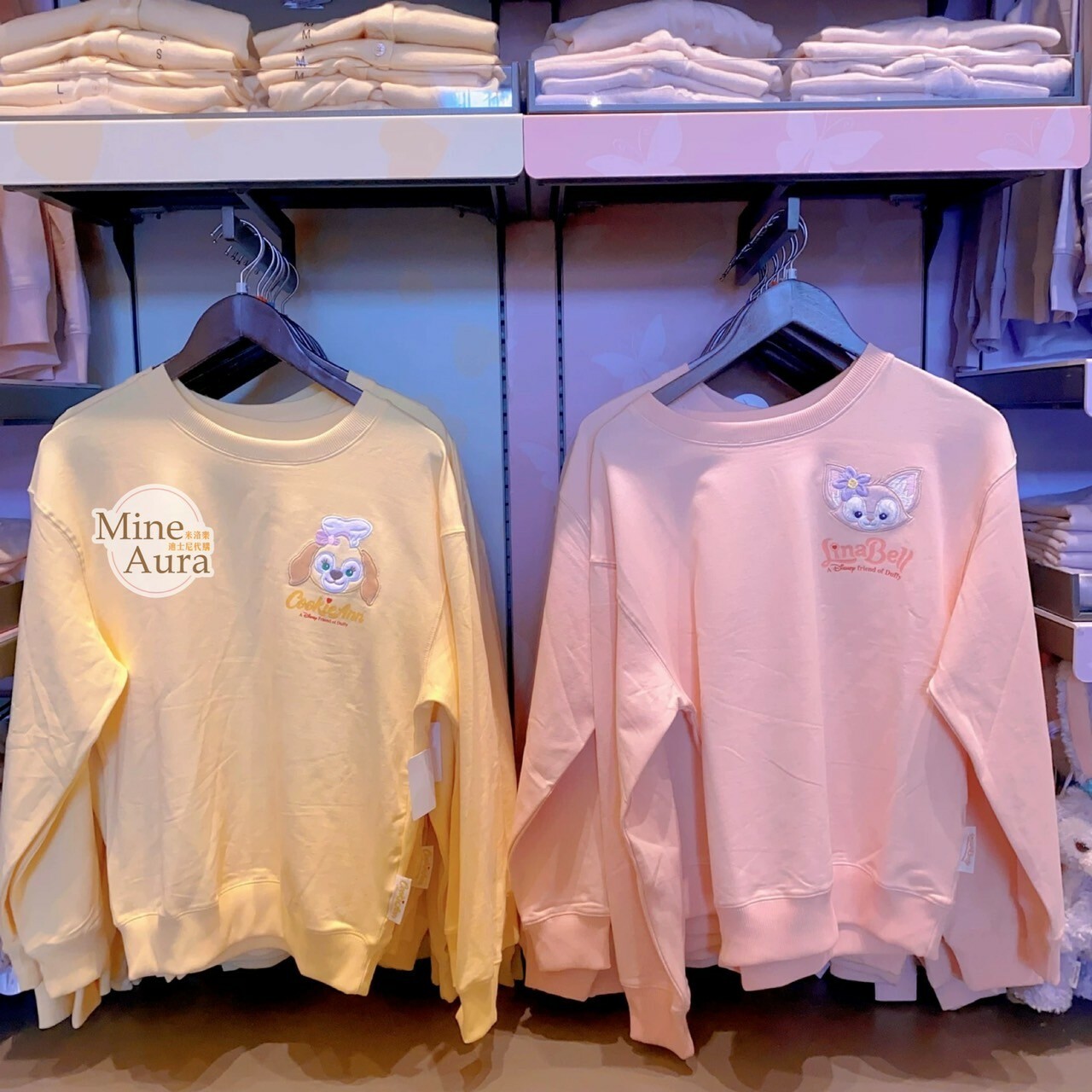 玲娜貝兒 LinaBell 大頭貼布 長袖 上衣 -上海迪士尼樂園