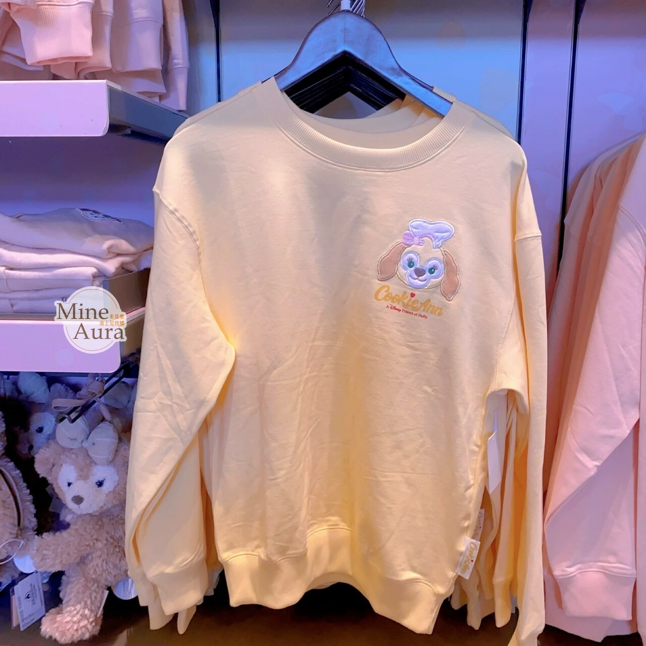 可琦安 餅乾 CookieAnn 大頭貼布 長袖 上衣 -上海迪士尼樂園