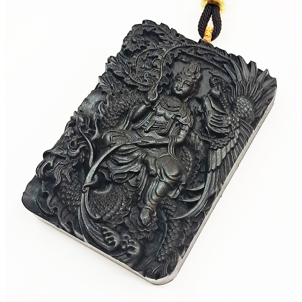 龍鳳觀音{沉香木}掛飾項鍊【十方】154102