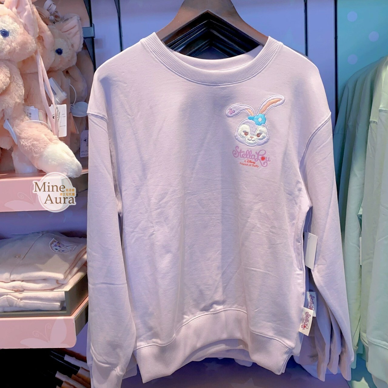 史黛拉露 星黛露 StellaLou 大頭貼布 長袖 上衣 -上海迪士尼樂園