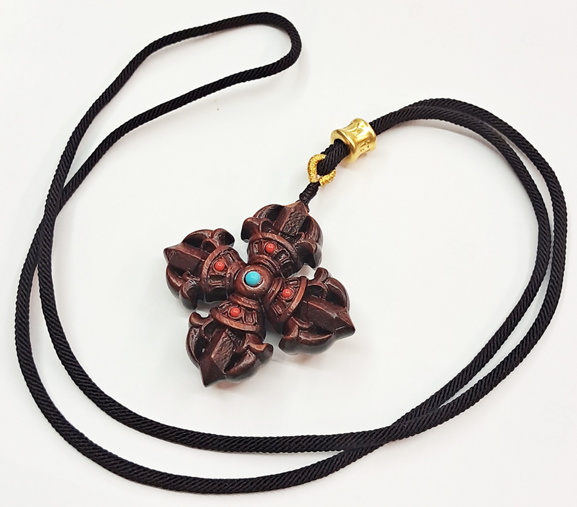 十字杵{紫檀木雕}法寶項鍊【十方】154108