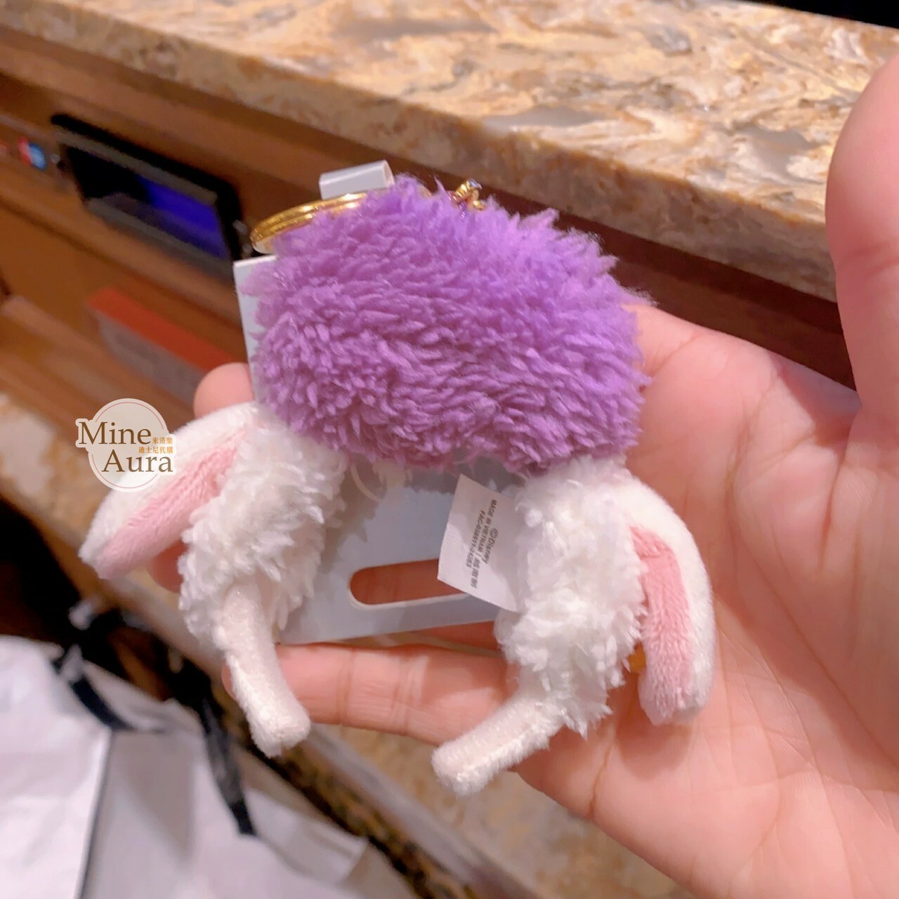 副市長 羊咩咩 Dawn Bellwether 髮圈 造型 鑰匙圈 吊飾 動物方城市 Zootopia -上海迪士尼樂園