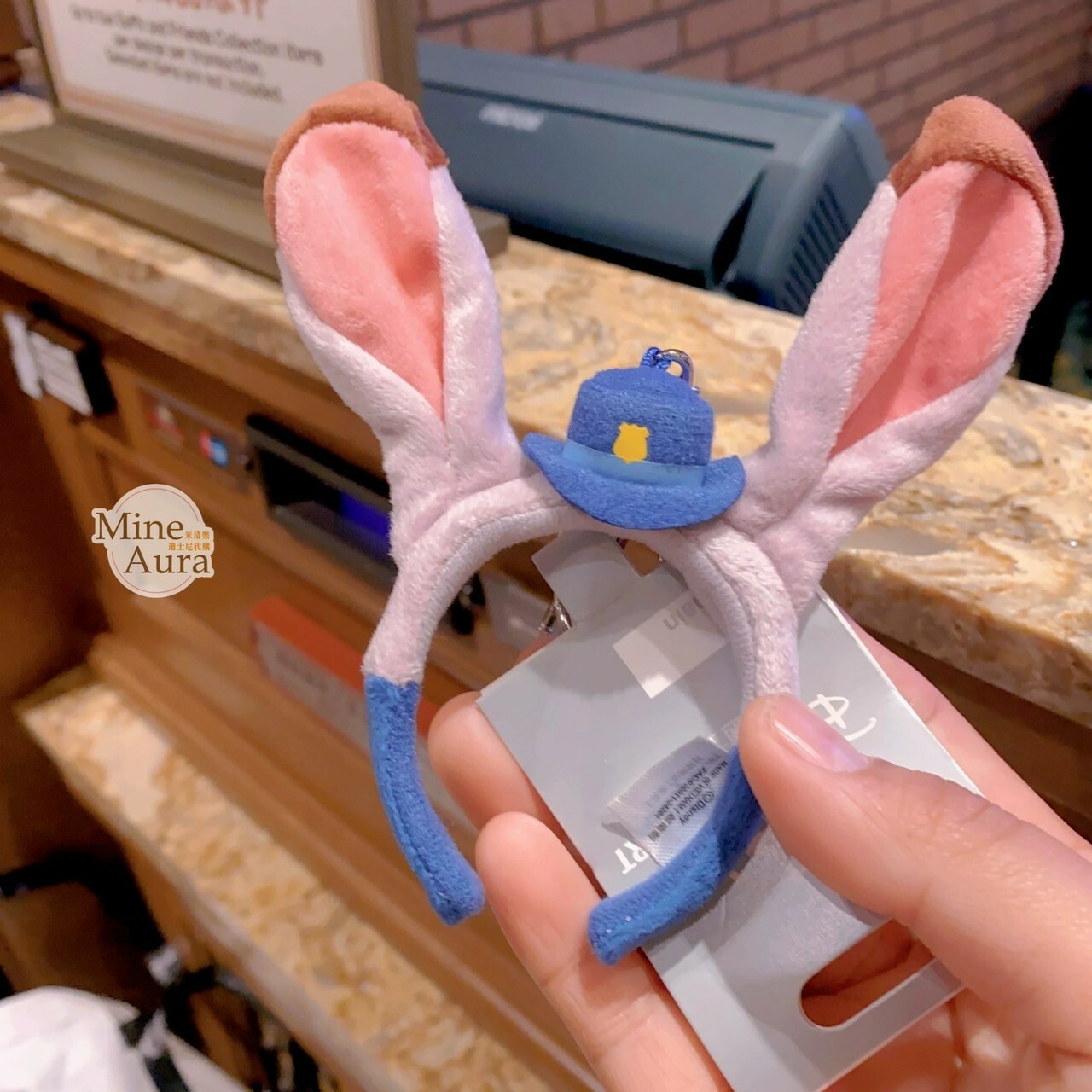 (限時特價) 哈茱蒂 Judy 兔 髮圈 造型 鑰匙圈 吊飾 動物方城市 Zootopia -上海迪士尼樂園