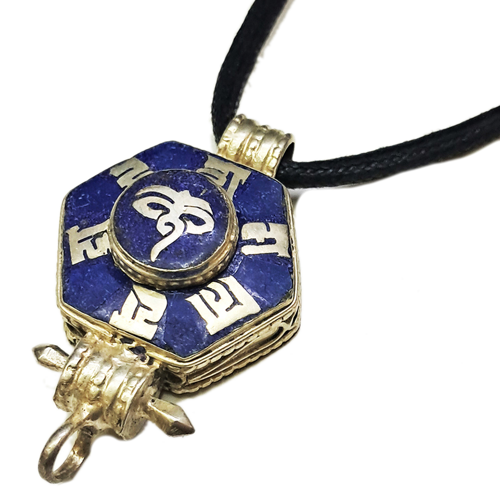 佛眼六字大明咒{青金石}嘎屋項鍊【十方】154122