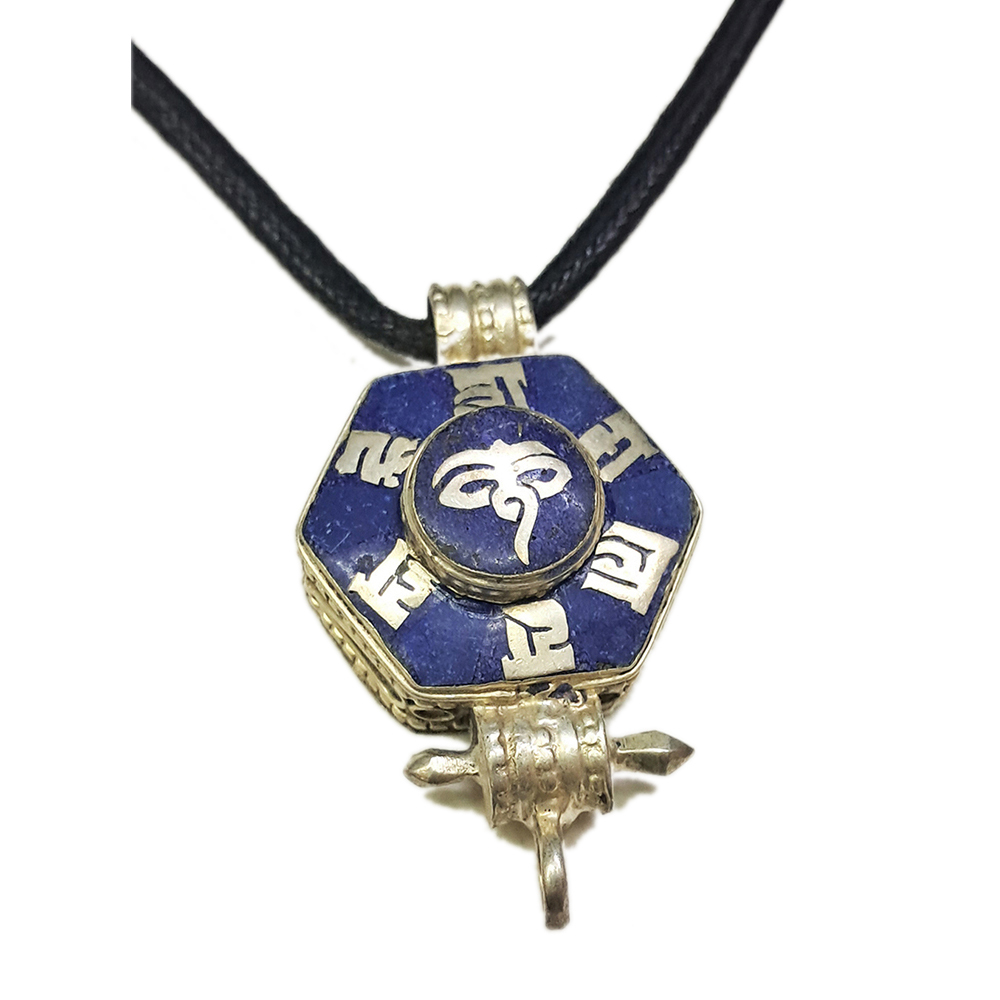 佛眼六字大明咒{青金石}嘎屋項鍊【十方】154122