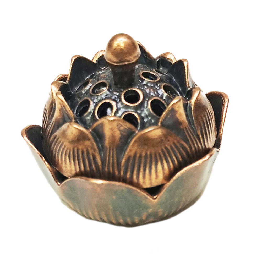 蓮花{迷你}香爐 3.3公分【十方】154123