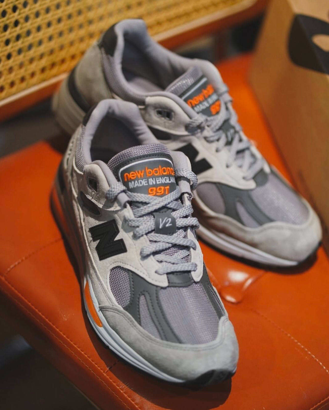 {現貨} New Balance U991BS2 - Made In England ‘Pelican / abbey stone / persimmon orange'
