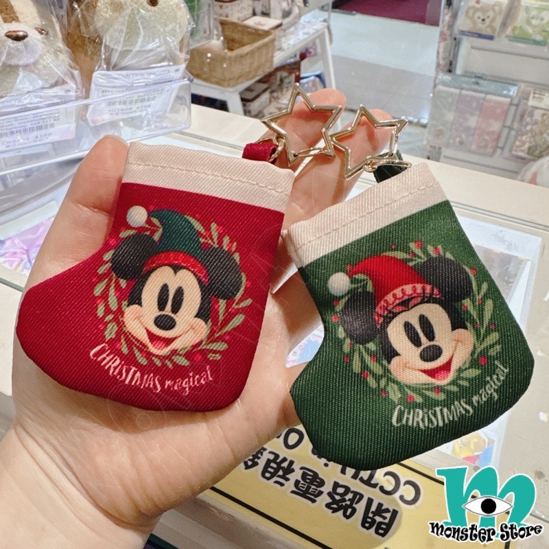 米奇聖誕襪匙扣
