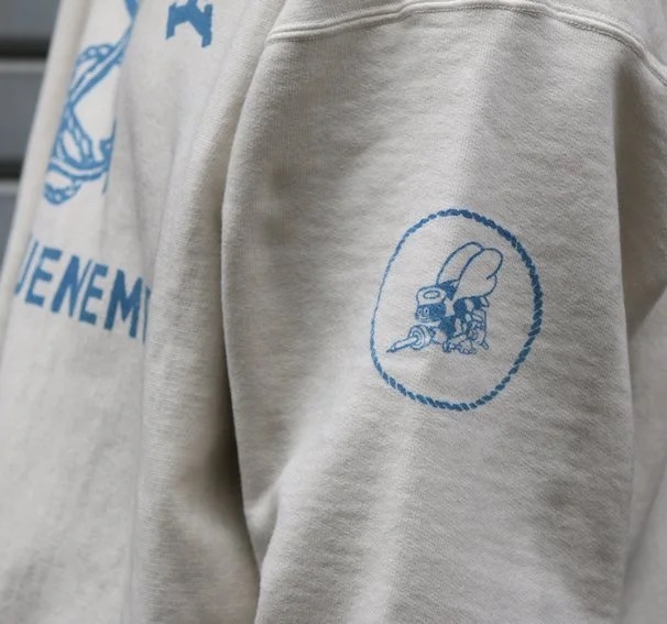 BOW WOW】 USN SEEBEES SWEATSHIRTS AGING US NAVY SS