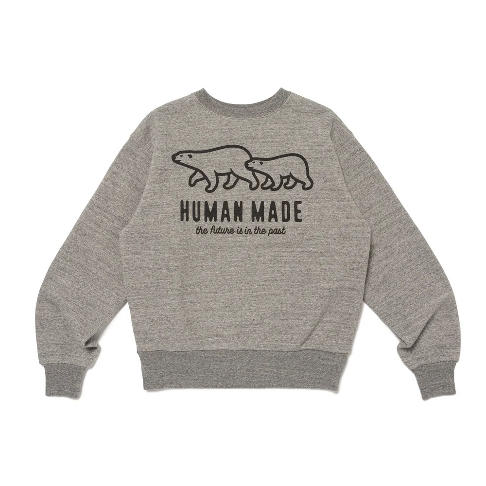 HUMAN MADE 2024 A/W GRAPHIC SWEATSHIRT - GREY PRE ORDER ITEM (預訂中)