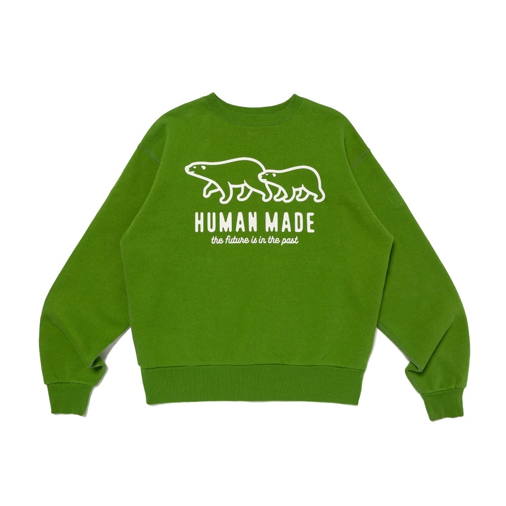 HUMAN MADE 2024 A/W GRAPHIC SWEATSHIRT - GREEN PRE ORDER ITEM (預訂中)