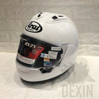 (現貨)德芯騎士部品屋現貨 Arai RX-7X 素色系列 玻璃白 頂級全罩式安全帽 公司貨