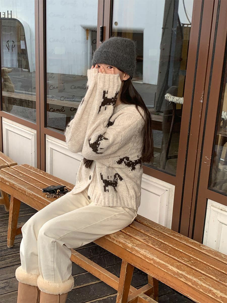 韓國Cherrykoko授權 溫暖百搭三色彈性安哥拉毛帽