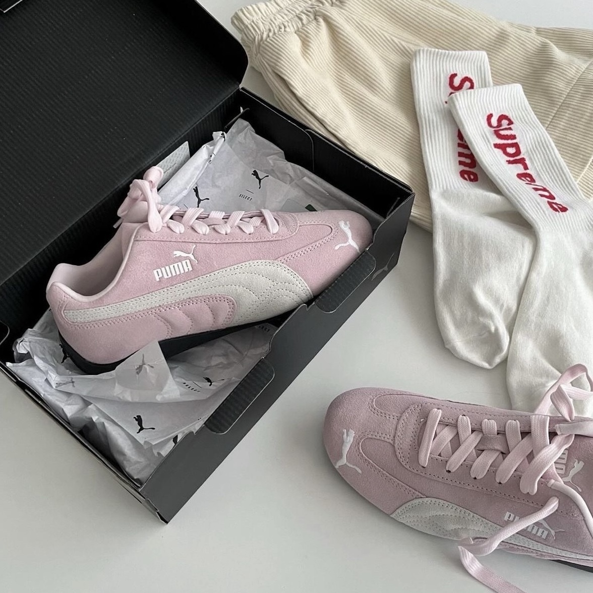 "代購" Puma Speedcat OG 粉白 398846-04