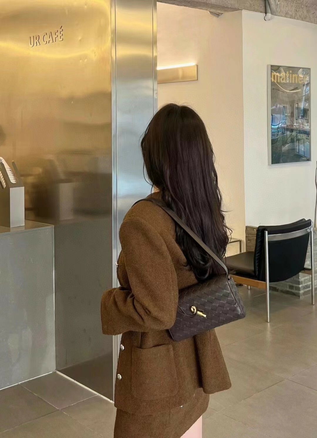 B V 牛皮編織手拿包/晚宴包(多色)