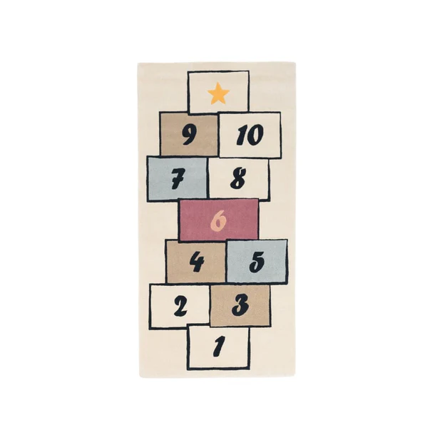 Rug Hopscotch