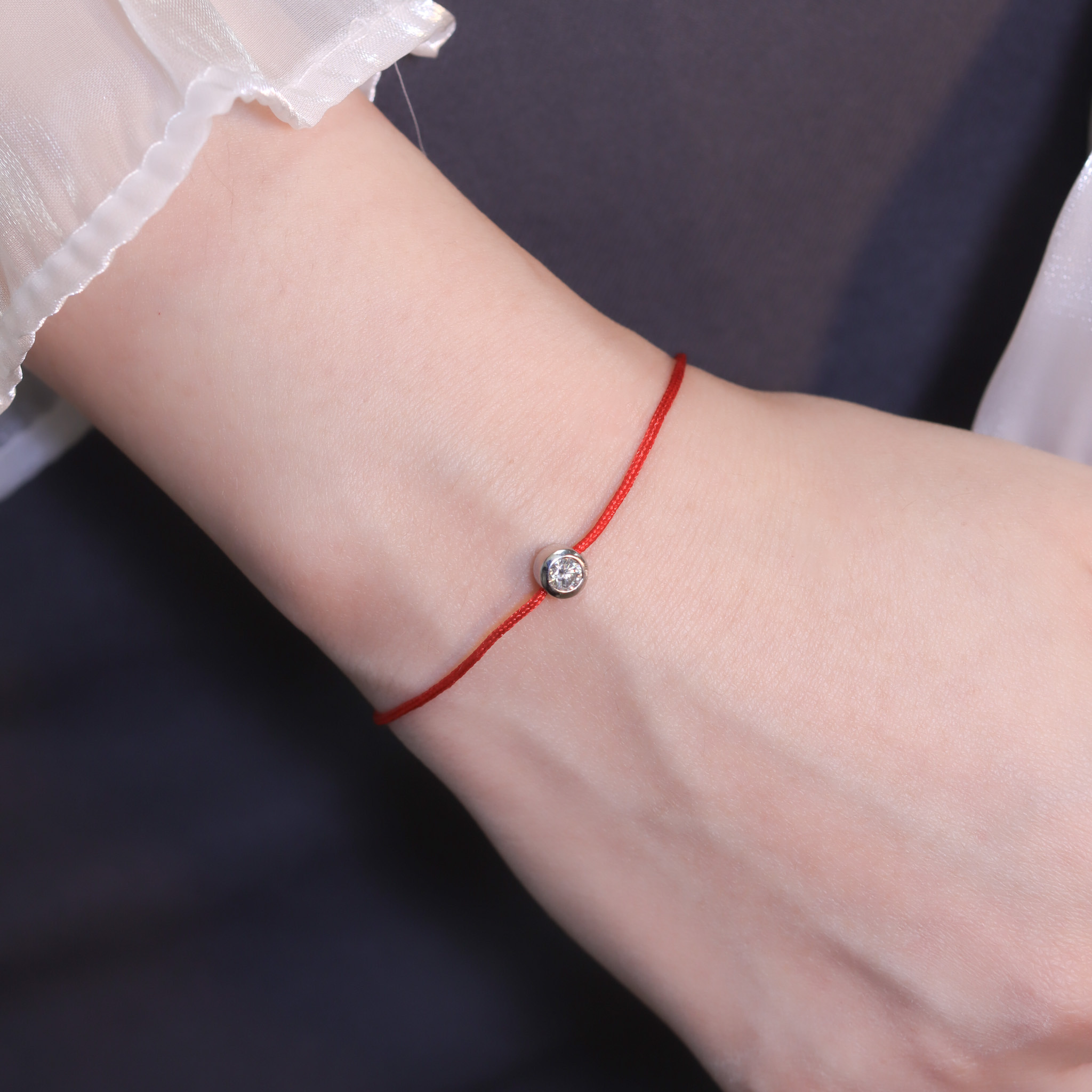 | 925純銀・白金・ 玫瑰金・莫桑石 | 獨一無二精靈手繩 (銀/玫瑰金) | BR1169 |