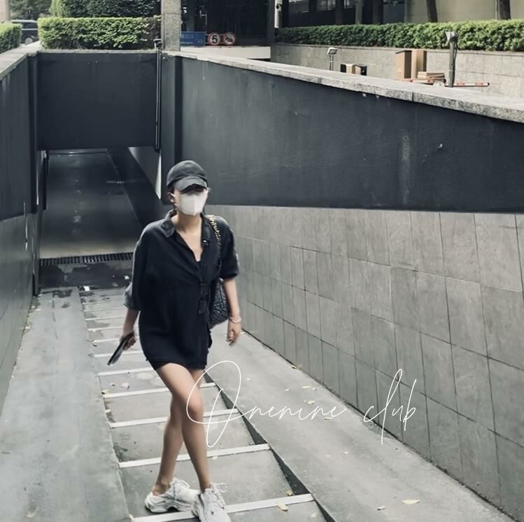 趙露思同款 天絲寬鬆牛仔襯衫