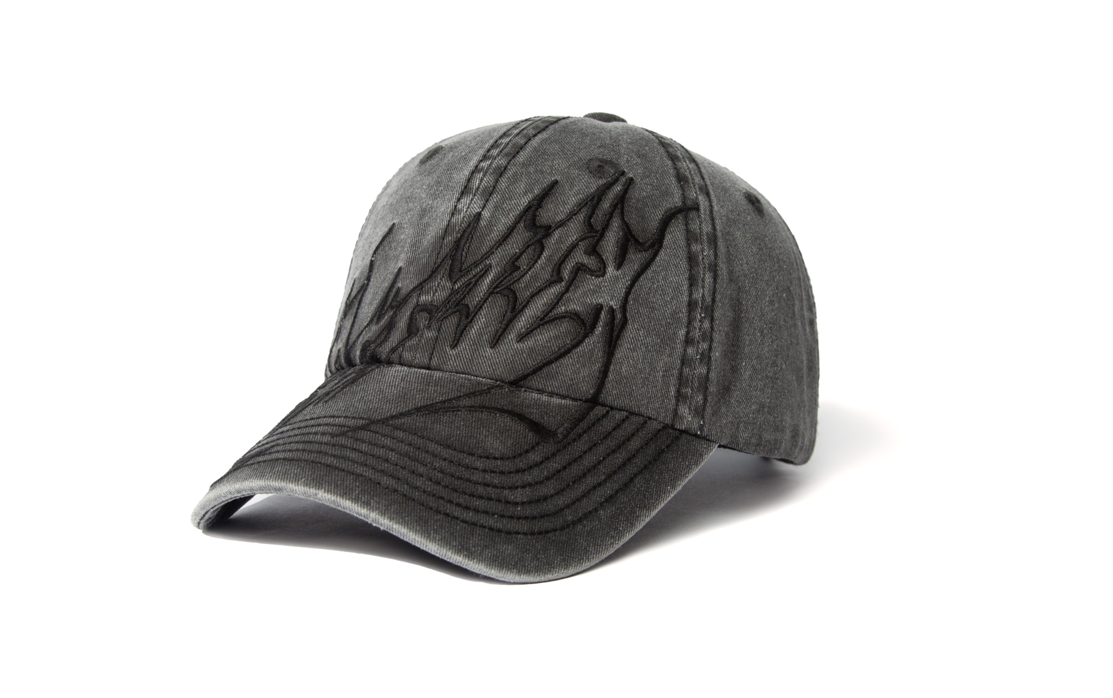 REMIX "Dmbroidery Denim Cap" (Black)