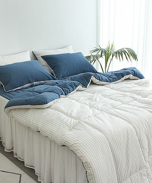 KQ3307 New York 雙面素面直條