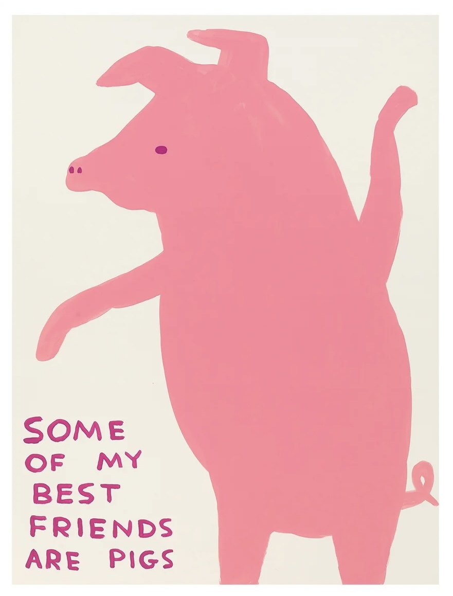 David Shrigley - SOME OF MY BEST FRIENDS ARE PIGS