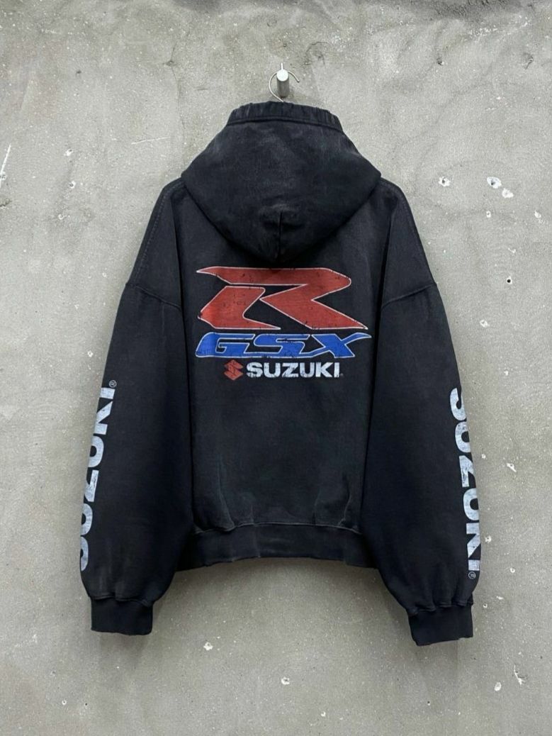 洗水英文字連帽衛衣(薄抓毛底) ARCHIVE-298T