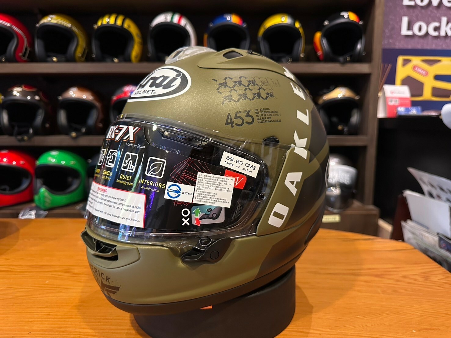 (現貨)德芯騎士部品屋ARAI RX-7X Maverick Oakley消光 RX7X 頂級安全帽 公司貨