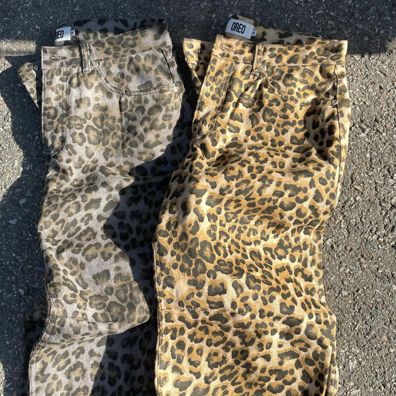 豹紋鬆身褲 OREO-099P