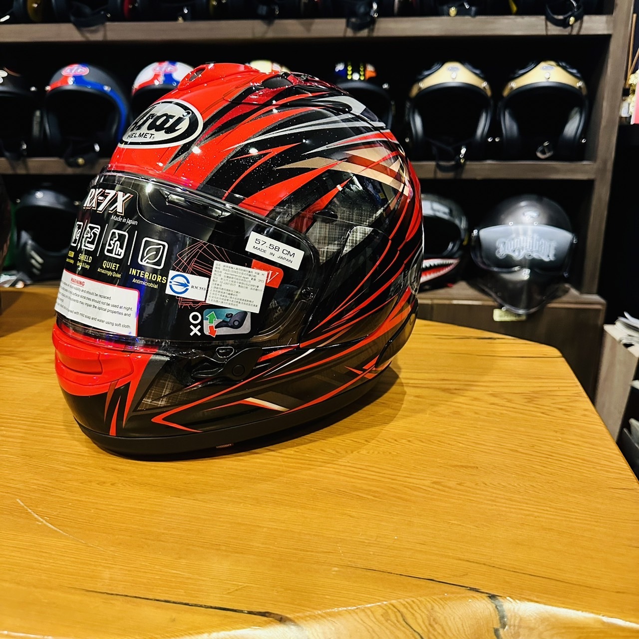(現貨)德芯騎士部品屋 ARAI RX7X RADICAL RED RX7X 頂級安全帽公司貨