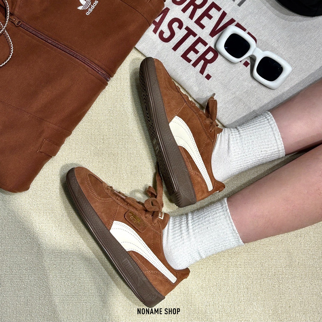 PUMA PALERMO 麂皮 金標 可可棕 復古 休閒鞋 (男/女款)
