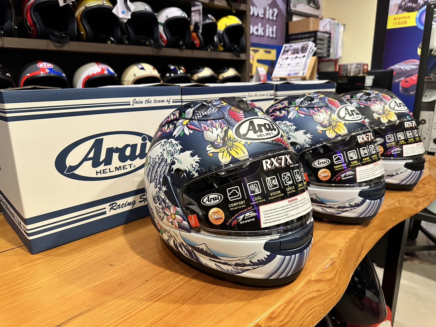 (現貨)德芯騎士部品屋ARAI RX7X oriental FLAT BLUE