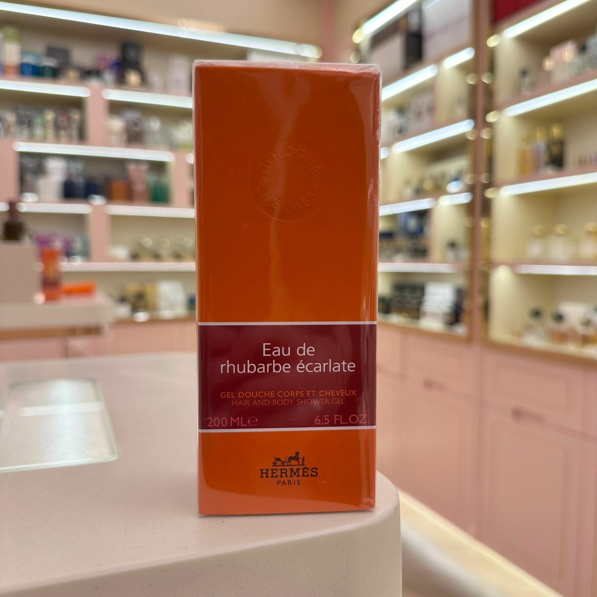 Hermes Eau de Rhubarbe Ecarlate 200ml Shower Gel 愛馬仕 緋紅火參 200ml沐浴露