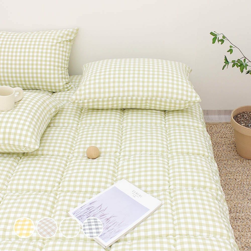 KQ3320 餅乾床包 (格紋)