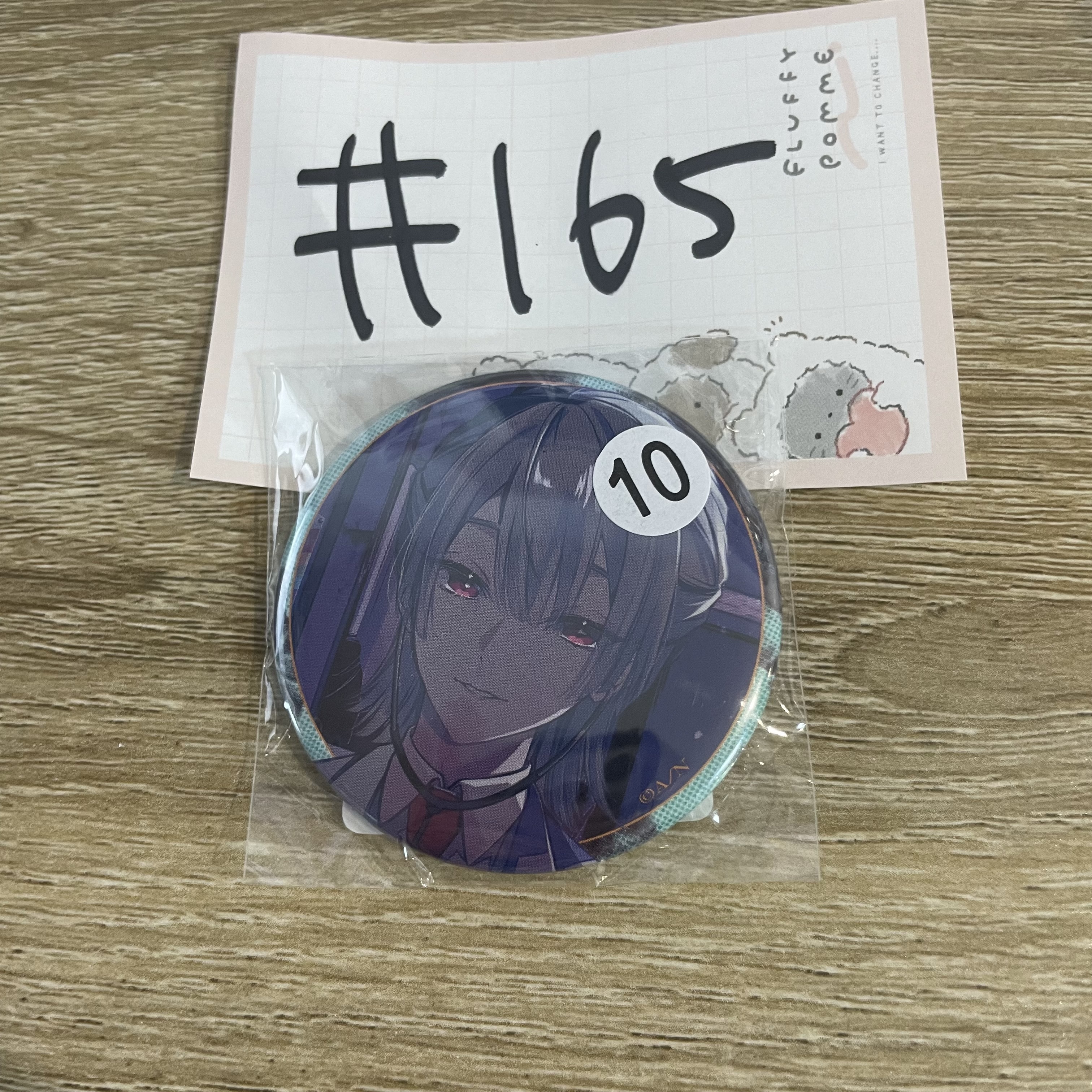 彩虹社  弦月 襟章#165